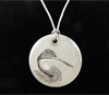 Link to heron necklace by Everyday Artifact